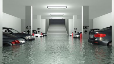 voiture inondée